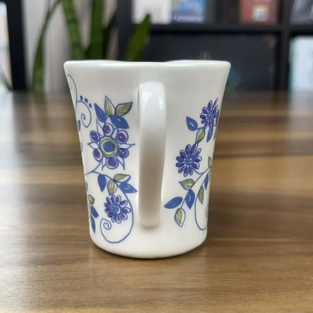 Figgjo Flint Turi Design Lotte Hand Painted Silkscreen Cream & Sugar Bowl Set - Picture 7 of 16